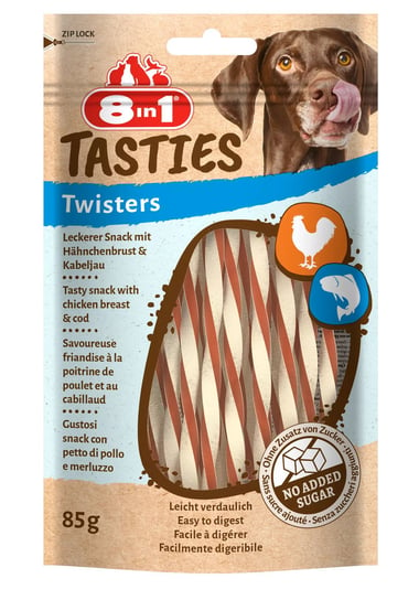 8In1 Przysmak Tasties Twisters 85G 8in1