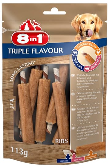 8in1 Triple Flavour Ribs 6 szt. 8in1