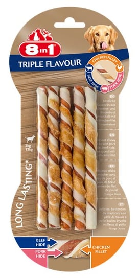 8in1 Triple Flavour Twisted Sticks 10 szt. 8in1