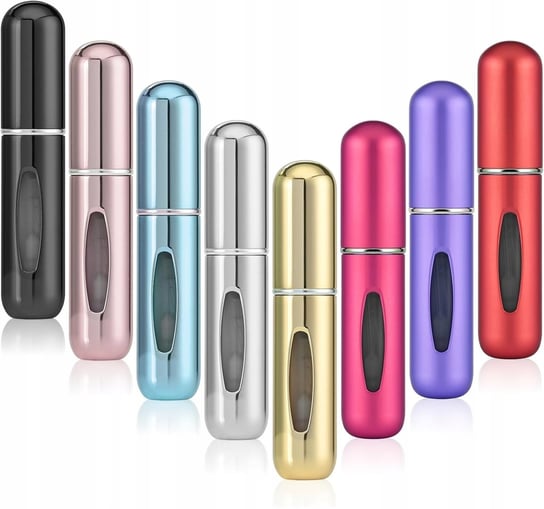 8x Atomizer Do Perfum Podróżny Z Rozpylaczem 5Ml Na Perfumy Aluminium inna