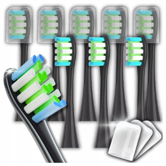 8X Końcówki Do Szczoteczki OCLEAN X Pro Elite Flow W10 Z1 ONE AIR 2 Xiaomi Kapsell.mk