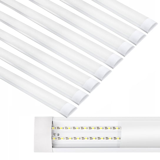 8x Lampa LED biała świetlówka 120cm 3600lm 36W CCD NEUTRALNE Lumenix DLED