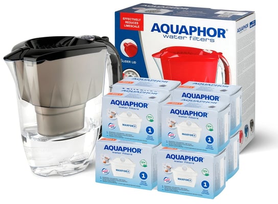 8x Wkład Filtrujący Aquaphor Maxfor+ B100-25 + Dzbanek AQUAPHOR