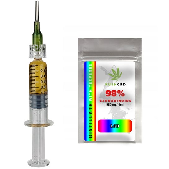 98% Destylat H4CBD CBN CBG CBC THCV | L.S.D | Full Spectrum | 1ml Kush CBD