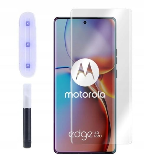 9H SZKŁO hartowane do Motorola Edge 40 Pro 5G UV + lampa GSM-HURT