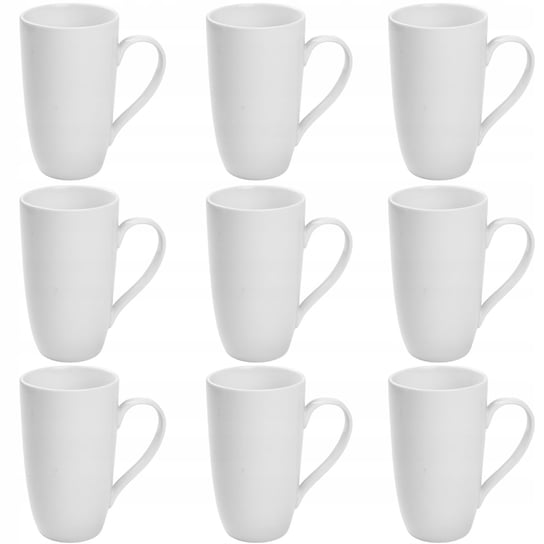 9x KUBEK PORCELANOWY BIAŁY 650ml do KAWY HERBATY NAPOJÓW KUBEK z UCHEM Inna marka