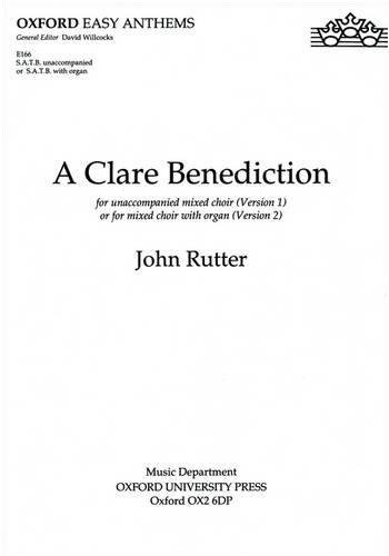 A Clare Benediction Opracowanie zbiorowe