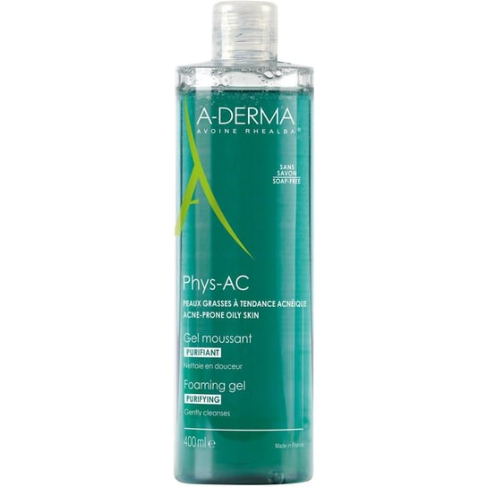 A-Derma Phys-AC, żel oczyszczający do mycia twarzy, 400 ml Pierre Fabre