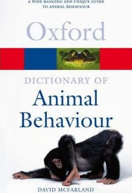 A Dictionary of Animal Behaviour Mcfarland David