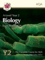 A-Level Biology for AQA: Year 2 Student Book with Online Edition Cgp Books