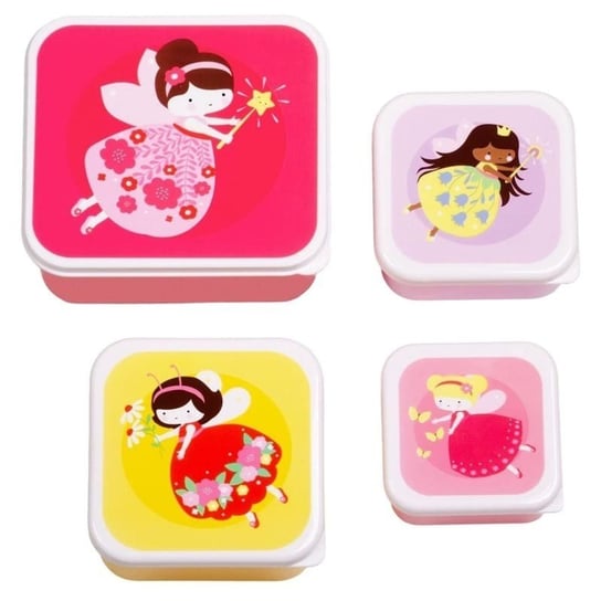 A Little Lovely Company - 4 Lśniące Lunchboxy śniadaniówki WRÓŻKI Inna marka