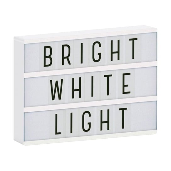 A Little Lovely Company - Lampa Lightbox LED A4 White Inna marka
