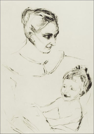 A Mother’s Joy (1902), Edvard Munch - plakat 20x30 / AAALOE Inna marka