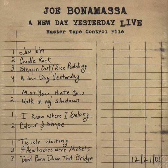 A New Day Yesterday Live, płyta winylowa Bonamassa Joe