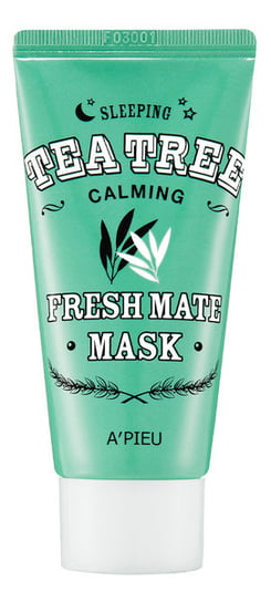 A’pieu, Fresh Mate Tea Tree Mask Calming, Kremowa nawilżająco-kojąca maseczka, 50 ml A’pieu