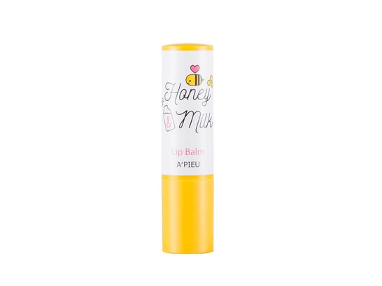 A'pieu, Honey & Milk Lip Balm, Balsam Do Ust, 3.3g A'Pieu