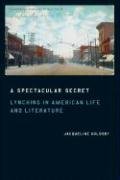 A Spectacular Secret: Lynching in American Life and Literature Jacqueline Goldsby