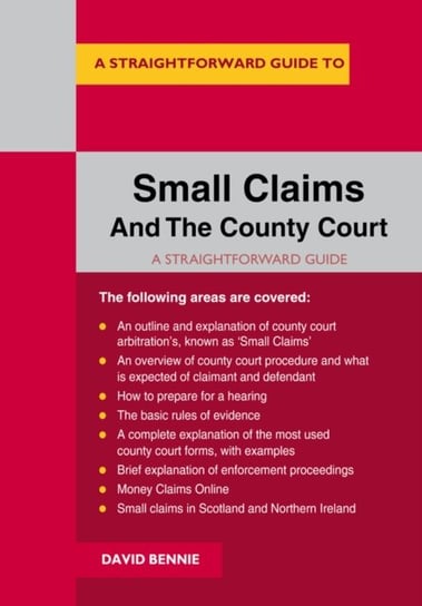 A Straightforward Guide To Small Claims And The County Court David Bennie
