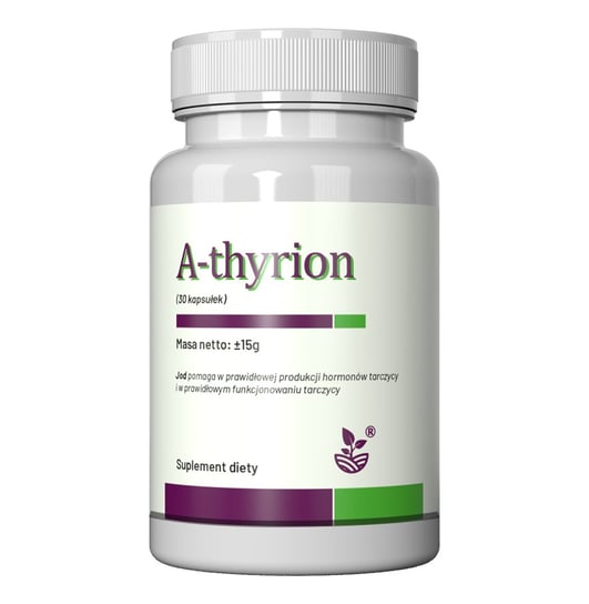 A-thyrion - Suplement diety wspomagający funkcjonowanie tarczycy 30 kapsułek Inna marka