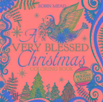 A Very Blessed Christmas Coloring Book Mead Robin