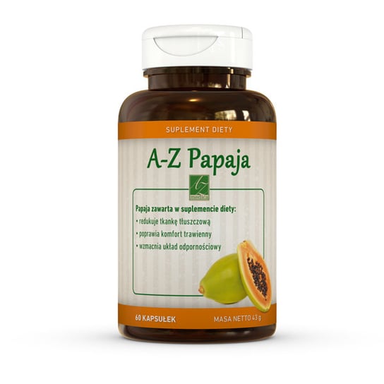 A-Z Medica, Papaja, Suplement diety, 60 kapsułek A-Z Medica