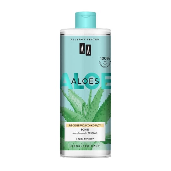 AA, Aloes, tonik regenerująco-kojący, 400 ml AA