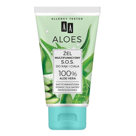 AA Aloes, żel Mukltifukcyjny 100% S.O.S Aloe Vera, 150ml AA