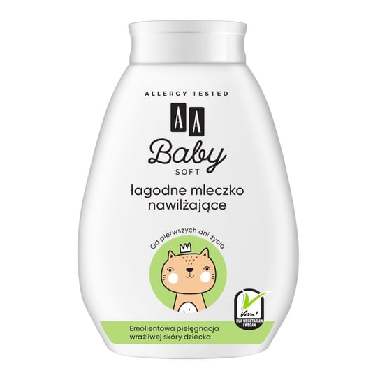 AA, Baby Soft, Łagodne mleczko nawilżające, 250 ml Oceanic