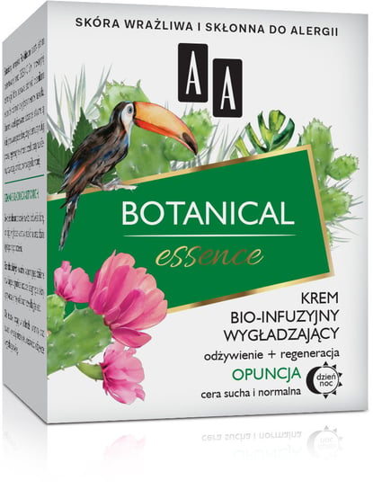 AA, Botanical Essence, krem bio-infuzyjny wygładzający odżywienie+regeneracja, 50 ml AA