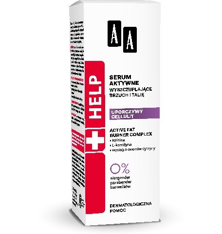 AA, Help, serum aktywne wyszczuplające brzuch i talię, 200 ml AA