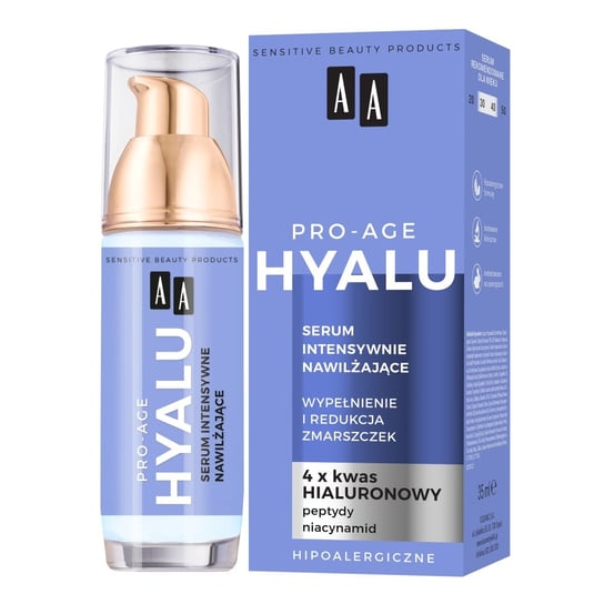AA Hyalu Pro-Age, Serum intensywnie nawilżające, 35 ml AA