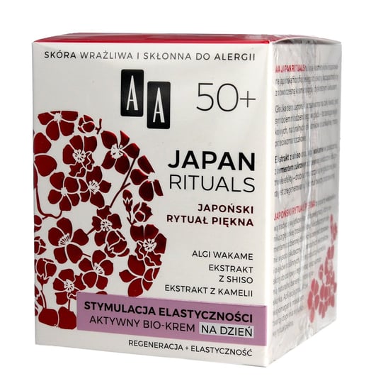 AA, Japan Rituals 50+, aktywny bio-krem na dzień, 50 ml AA