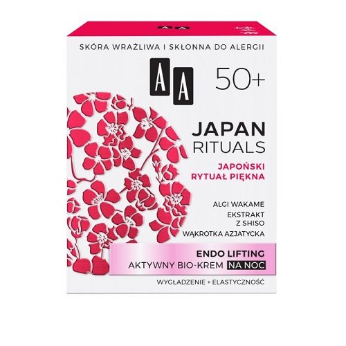 AA, Japan Rituals 50+, aktywny bio-krem na noc, 50 ml AA
