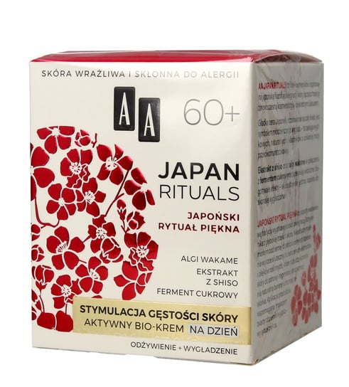AA, Japan Rituals 60+, aktywny bio-krem na dzień, 50 ml AA