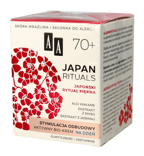 AA, Japan Rituals 70+, aktywny bio-krem na dzień, 50 ml AA