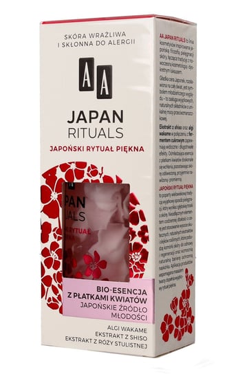 AA, Japan Rituals, bio-esencja z płatkami kwiatów, 35 ml AA