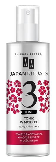 AA, Japan Rituals, tonik w mgiełce- każdy rodzaj cery, 200 ml AA