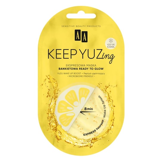 AA Keep Yuzing, Ekspresowa maska bankietowa ready to glow, 7ml AA