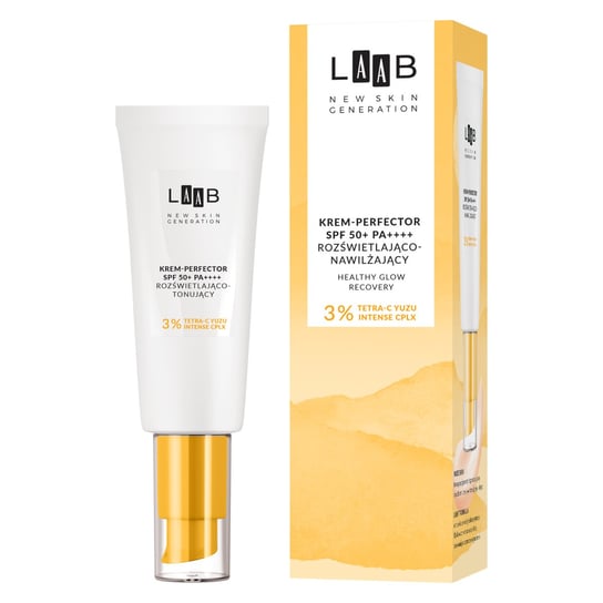 AA LAAB Tetra-C Yuzu Krem-perfector SPF 50 PA++++ rozświetlająco-nawilżający 40 ml AA