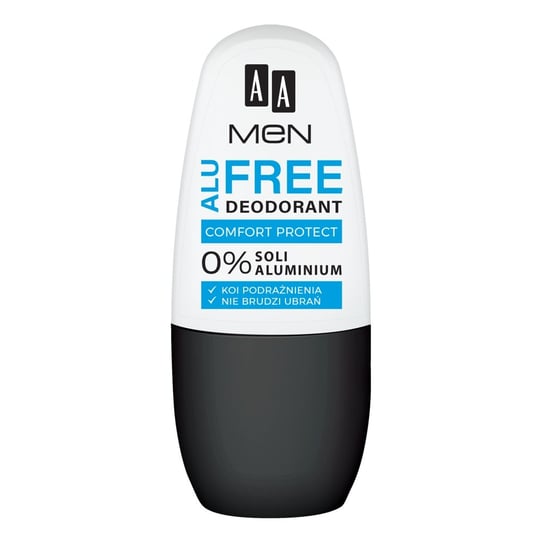 AA, Men Alu Free, dezodorant roll-on Comfort Protect, 50 ml AA