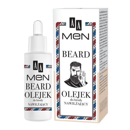 AA, Men Beard, olejek do brody nawilżający, 30 ml AA