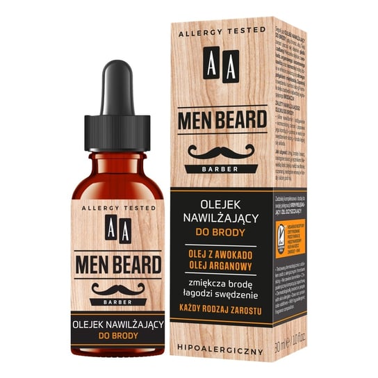 AA, Men Beard, Olejek nawilżający do brody, 30 ml AA