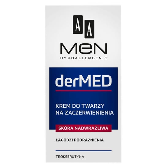 AA, Men Dr Med, krem do twarzy na zaczerwienienia, 50 ml AA