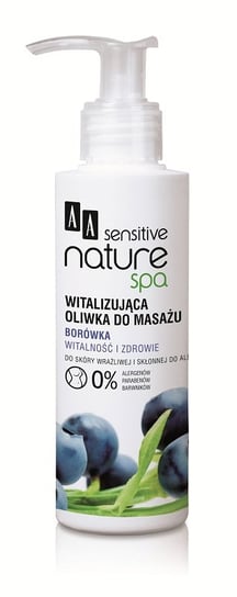 AA, Nature SPA, witalizująca oliwka do masażu borówka, 150 ml AA