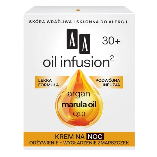 AA, Oil Infusion 30+, krem na noc, 50 ml AA