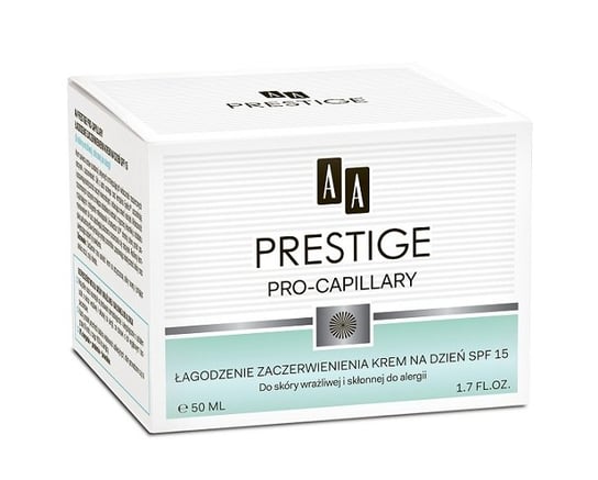 AA Prestige, Pro-Capillary, łagodzenie zaczerwienienia - krem ma dzień, SPF 15, 50 ml AA Prestige