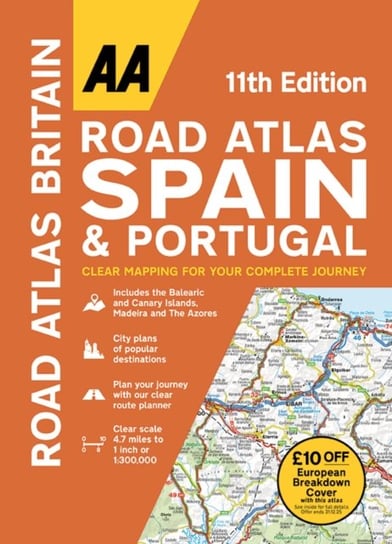 AA Road Atlas Spain & Portugal AA Publishing