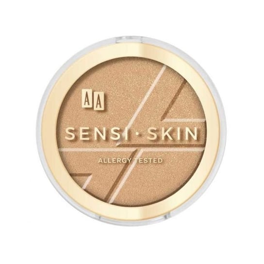 AA, Sensi Skin Modeling & Sparkling Face, modelujący bronzer do twarzy 02 Macchiato, 9 g AA