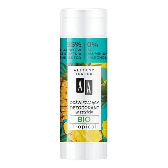 AA, Super Fruits & Deo Stick odświeżający dezodorant w sztyfcie Gio Tropical 25g AA