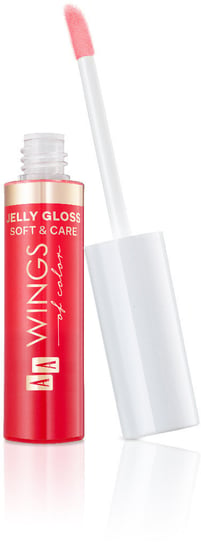 AA WINGS OF COLOR Jelly Gloss Soft&Care 02 Raspberry Błyszczyk Do Ust 9ml AA